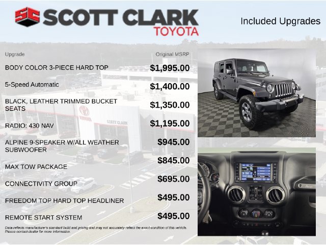 Used 2017 Jeep Wrangler Unlimited Sahara w/ Max Tow Package AWD/4WD image 8