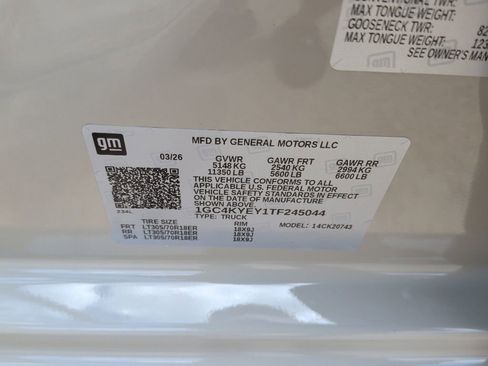 New 2026 Chevrolet Silverado 2500 ZR2 AWD/4WD image 53