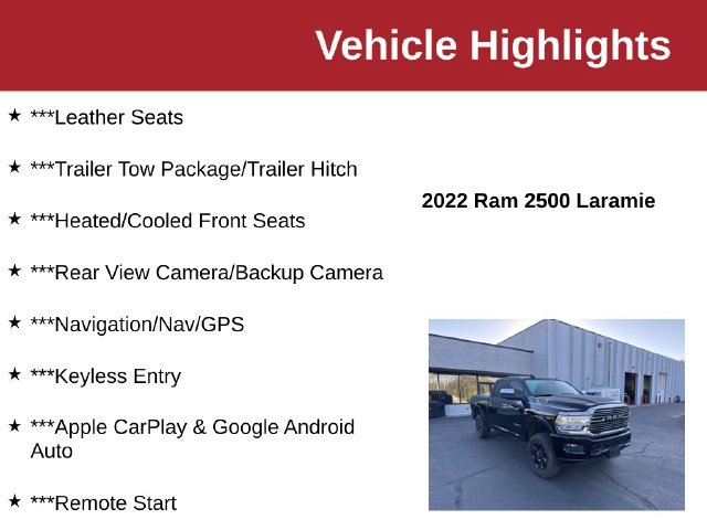 Used 2022 RAM 2500 Laramie AWD/4WD image 10