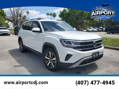 Used 2021 Volkswagen Atlas SE image 1
