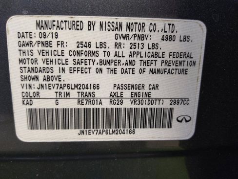 Used 2020 INFINITI Q50 Luxe RWD image 33