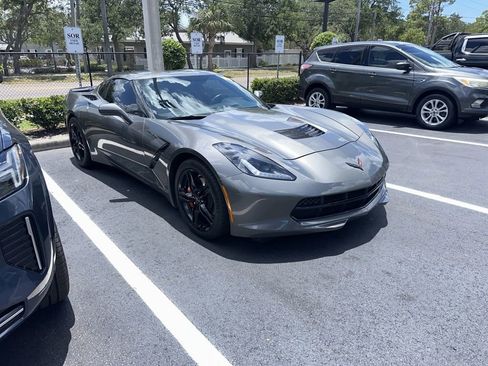 Certified 2016 Chevrolet Corvette Stingray Coupe w/ Carbon Flash Badge Package RWD image 1