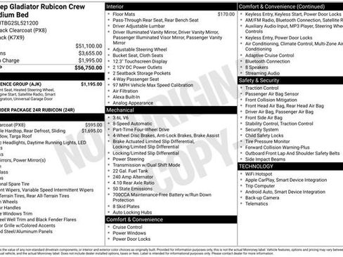 Used 2025 Jeep Gladiator Rubicon w/ Convenience Group image 36