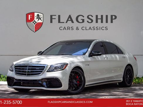 Used 2020 Mercedes-Benz S 63 AMG 4MATIC Sedan w/ Warmth & Comfort Package image 1