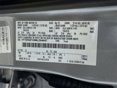 Used 2021 Ford Ranger Lariat w/ FX4 Off-Road Package image 34