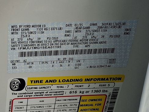 Used 2025 Ford Expedition Platinum w/ Stealth Performance Package image 26