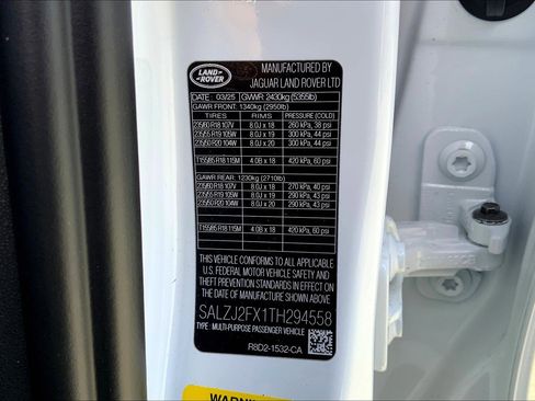 New 2026 Land Rover Range Rover Evoque S image 12