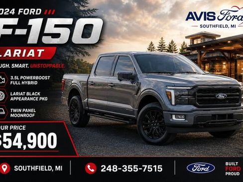 Used 2024 Ford F150 Lariat AWD/4WD image 1