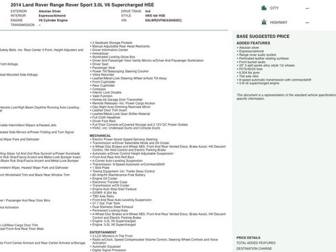 Used 2014 Land Rover Range Rover Sport HSE image 11