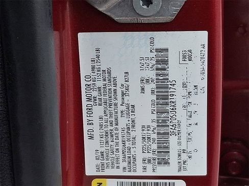 Used 2019 Ford Fusion Energi Titanium image 27