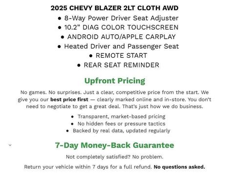 Used 2025 Chevrolet Blazer LT AWD/4WD image 2