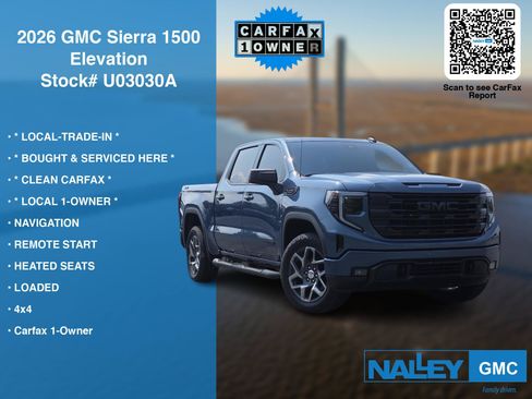 Used 2026 GMC Sierra 1500 Elevation w/ Elevation Select Package AWD/4WD image 7