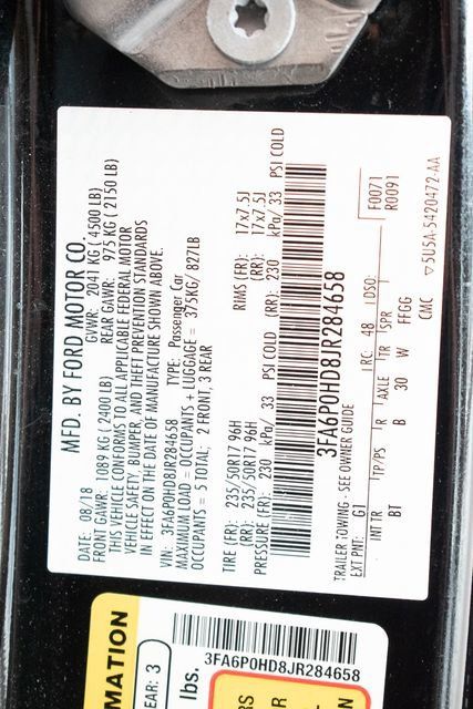 Used 2018 Ford Fusion SE w/ Fusion SE Technology Package FWD image 33