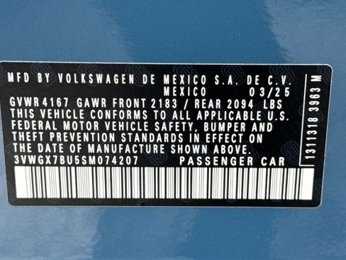 Certified 2025 Volkswagen Jetta SEL image 19