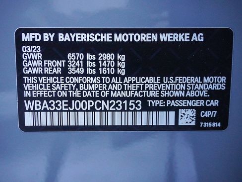 Used 2023 BMW 760i xDrive w/ Parking Assistance Package image 79