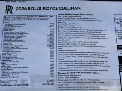 New 2026 Rolls-Royce Cullinan image 11
