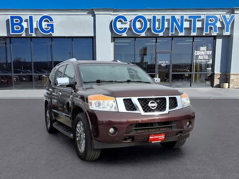 Used 2015 Nissan Armada Platinum w/ 2nd Row Captain Seat Package image 4
