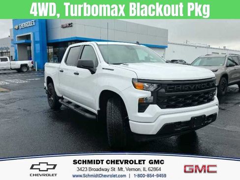 New 2026 Chevrolet Silverado 1500 Custom w/ Turbomax Blackout Package image 3