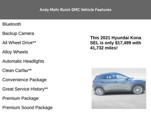 Used 2021 Hyundai Kona SEL AWD/4WD image 4