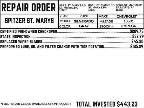 Used 2026 Chevrolet Silverado 1500 LT AWD/4WD image 4