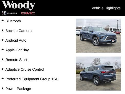 New 2026 Buick Enclave Preferred w/ Power Package AWD/4WD image 3