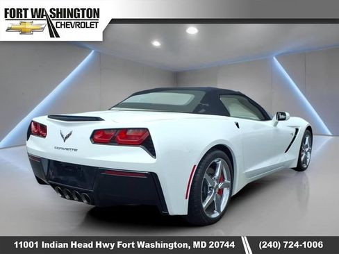 Certified 2014 Chevrolet Corvette Stingray Convertible w/ 3LT Preferred Equipment Group RWD image 3