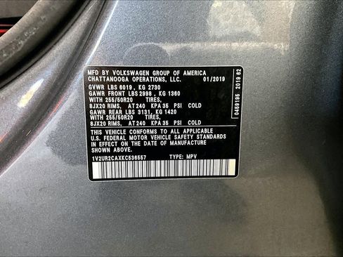 Used 2019 Volkswagen Atlas SE w/ Towing Package image 34