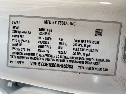 Used 2021 Tesla Model 3 Long Range image 20