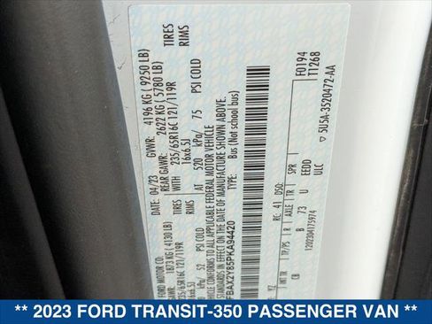 Certified 2023 Ford Transit 350 XLT image 24