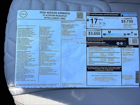 New 2026 Nissan Armada Platinum Reserve image 21