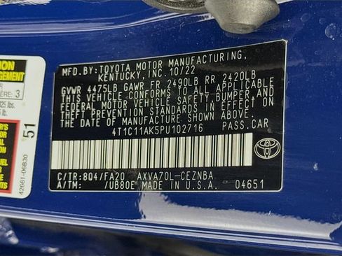 Certified 2023 Toyota Camry LE FWD image 31