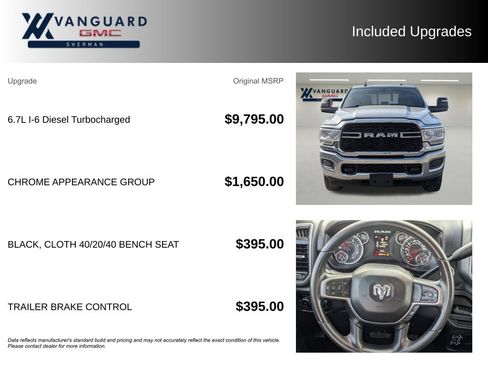 Used 2024 RAM 3500 Tradesman w/ Chrome Appearance Group image 9