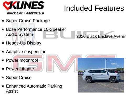 New 2026 Buick Enclave Avenir w/ Super Cruise Package image 3