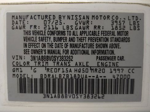Used 2025 Nissan Sentra S FWD image 33