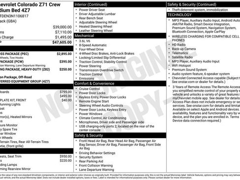 Certified 2022 Chevrolet Colorado Z71 w/ Trail Boss Package AWD/4WD image 31