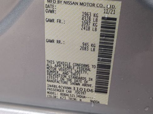 Used 2022 Nissan Altima 2.5 SR image 34