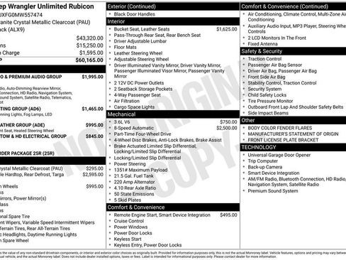 Used 2021 Jeep Wrangler Unlimited Rubicon image 40