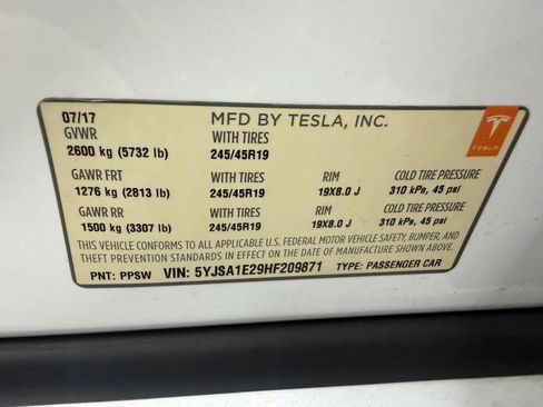 Used 2017 Tesla Model S 75D AWD/4WD image 28