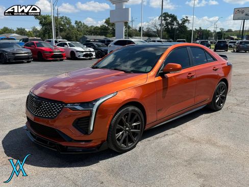 Used 2023 Cadillac CT4 V w/ Technology Package AWD/4WD image 3