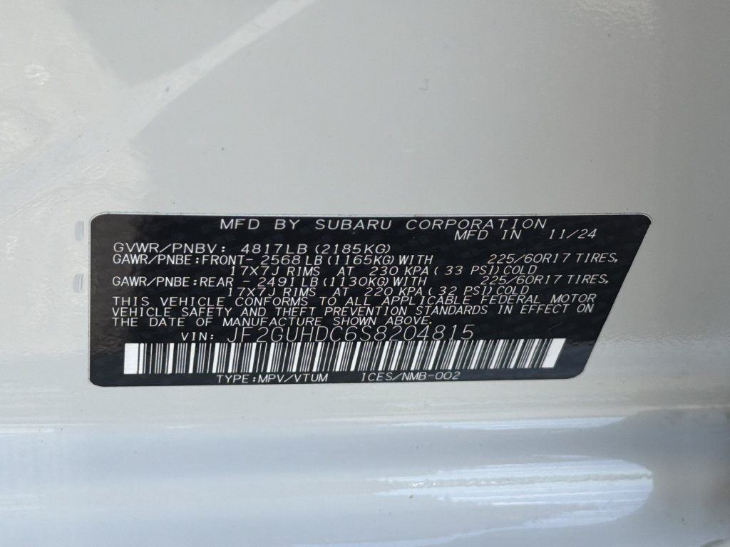 Certified 2025 Subaru Crosstrek 2.5i Premium AWD/4WD image 37