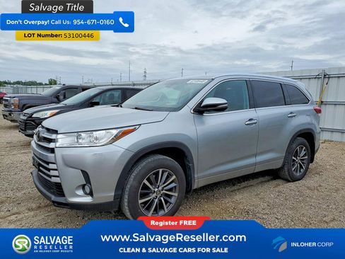 Used 2018 Toyota Highlander XLE AWD/4WD image 1