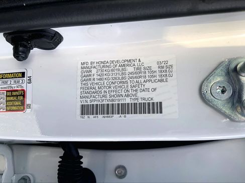 Used 2022 Honda Ridgeline RTL-E image 34