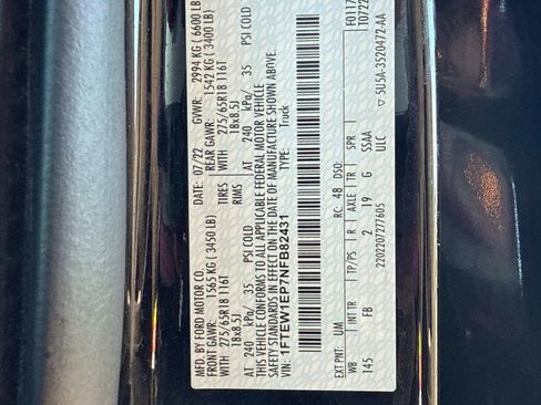 Used 2022 Ford F150 XLT w/ Equipment Group 302A High image 34