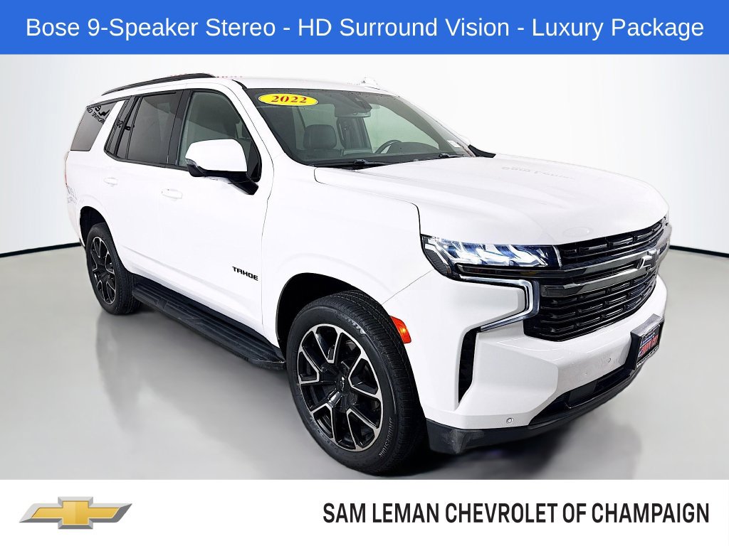 Used 2022 Chevrolet Tahoe RST w/ Luxury Package AWD/4WD image 1