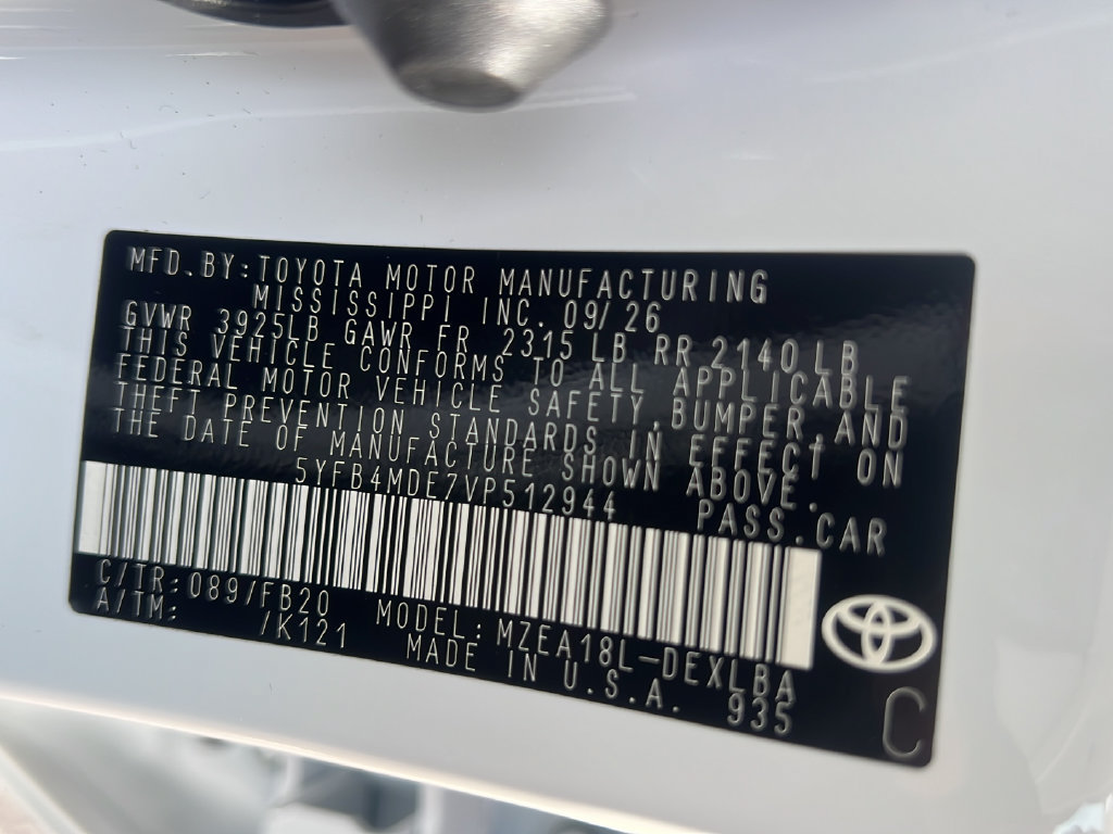 New 2027 Toyota Corolla LE w/ LE Premium Package FWD image 24