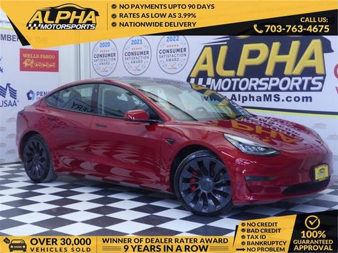 Used 2021 Tesla Model 3 Performance image 1