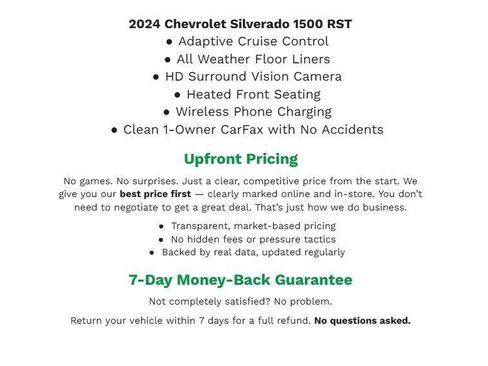 Used 2024 Chevrolet Silverado 1500 RST w/ Convenience Package II AWD/4WD image 30