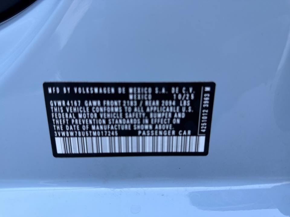 Certified 2026 Volkswagen Jetta Sport FWD image 35