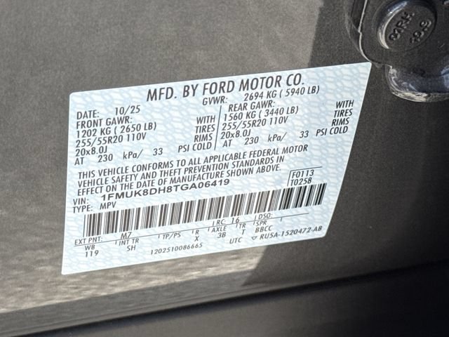 Used 2026 Ford Explorer Active w/ Active Comfort Package AWD/4WD image 46