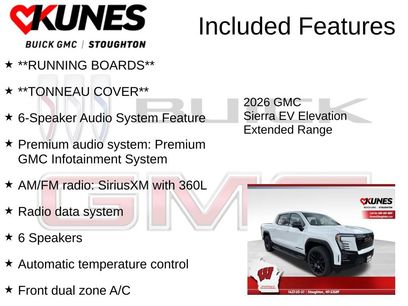 New 2026 GMC Sierra EV Elevation w/ LPO, Elevation Dark Package